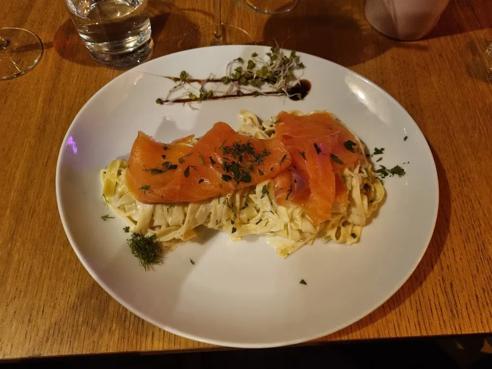 Pâtes À la Crème Saumon Fumé